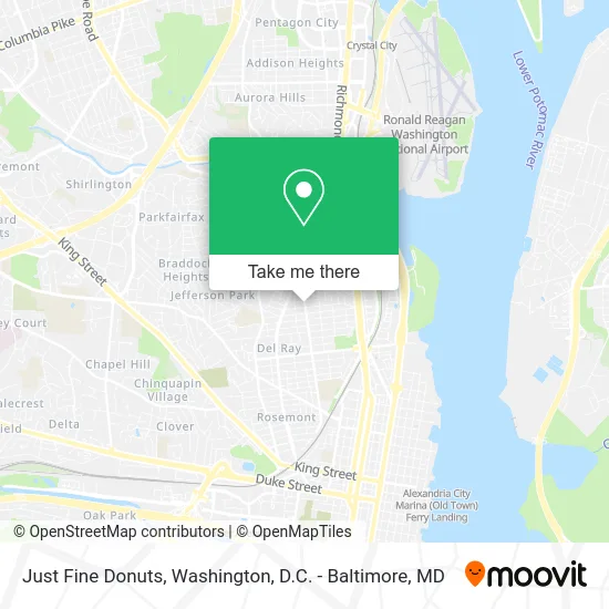 Just Fine Donuts map