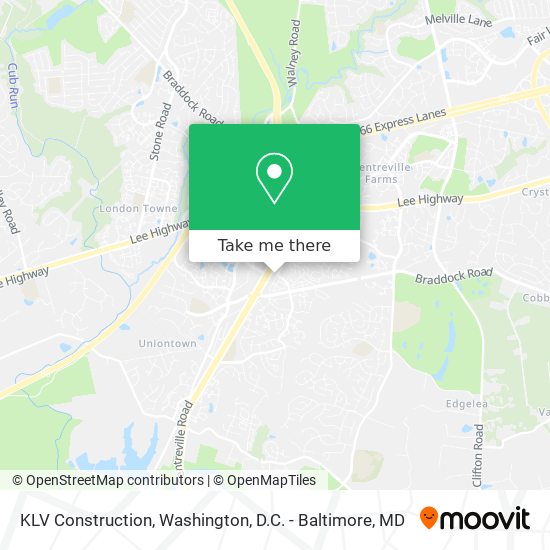 KLV Construction map