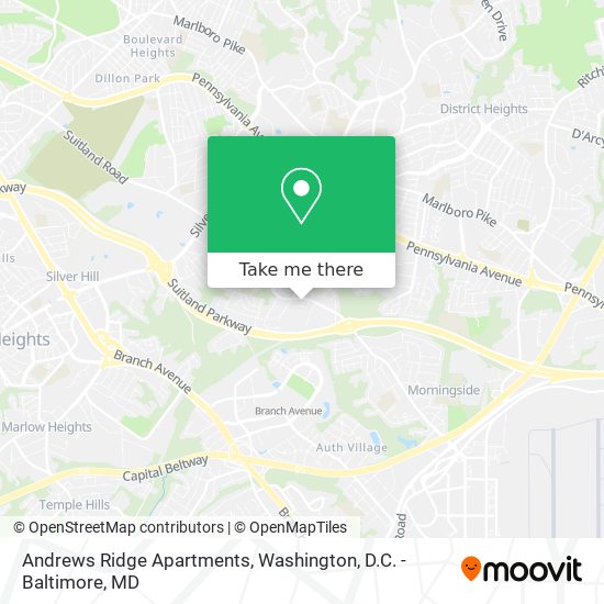 Andrews Ridge Apartments map