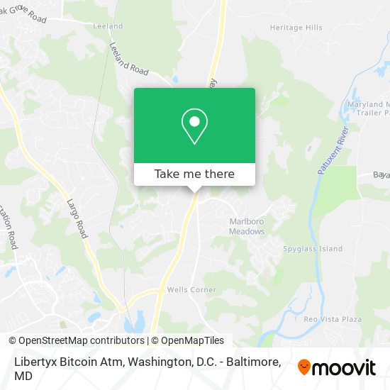 Mapa de Libertyx Bitcoin Atm