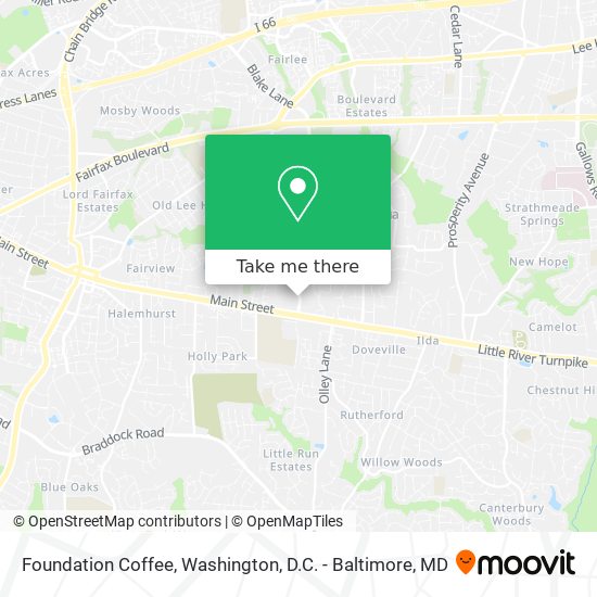 Mapa de Foundation Coffee