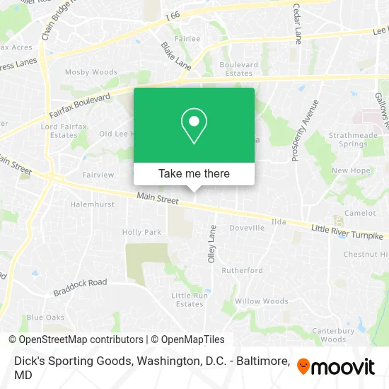 Dick's Sporting Goods map
