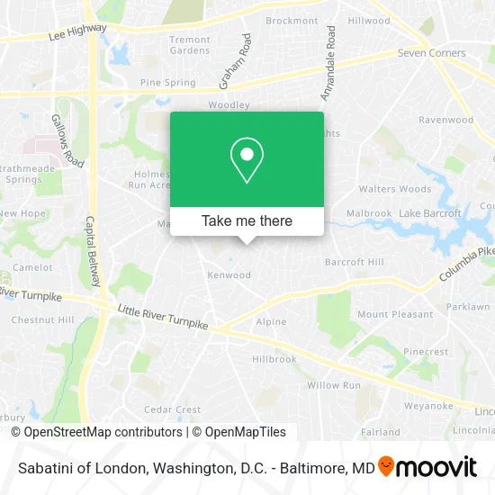 Mapa de Sabatini of London