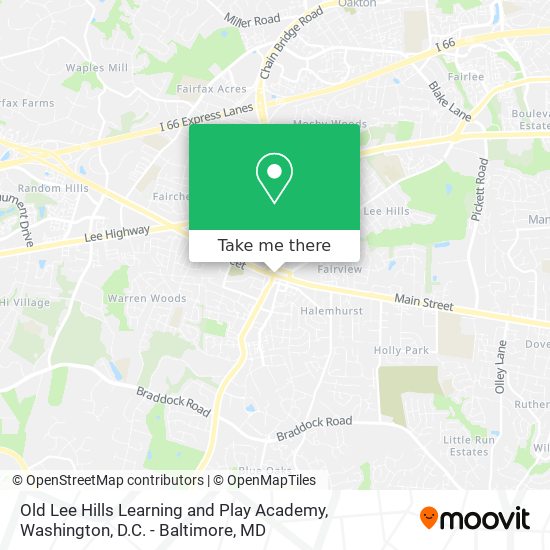 Mapa de Old Lee Hills Learning and Play Academy