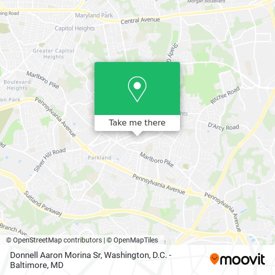 Donnell Aaron Morina Sr map