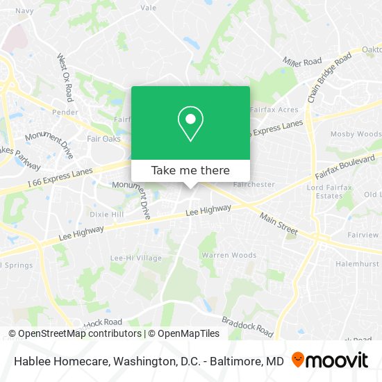 Hablee Homecare map