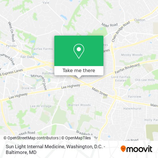 Sun Light Internal Medicine map