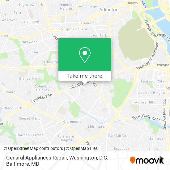 Mapa de Genaral Appliances Repair