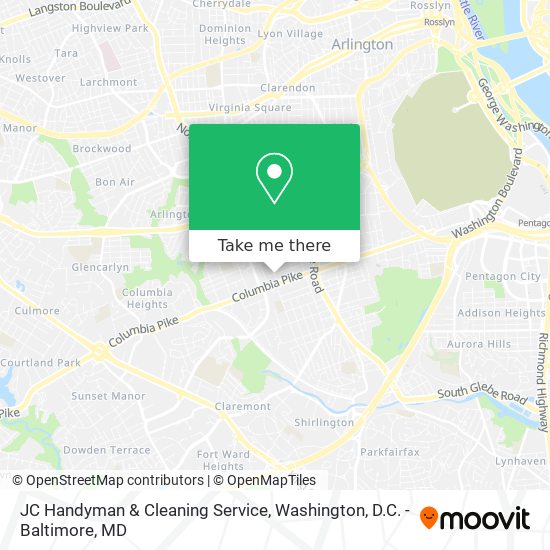 JC Handyman & Cleaning Service map