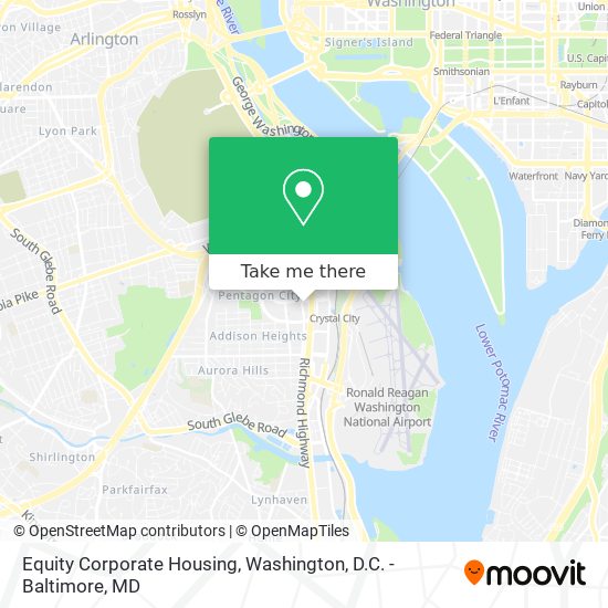 Equity Corporate Housing map