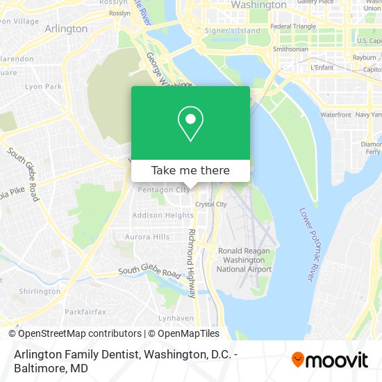 Mapa de Arlington Family Dentist