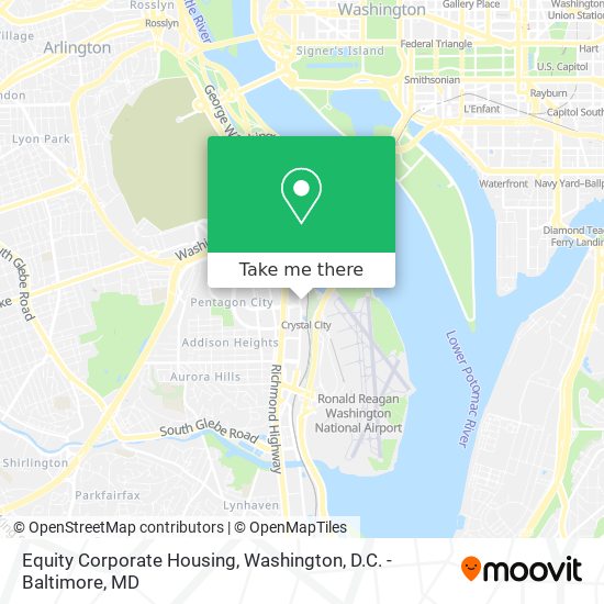 Equity Corporate Housing map