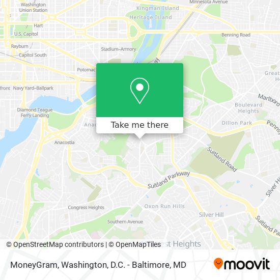 MoneyGram map