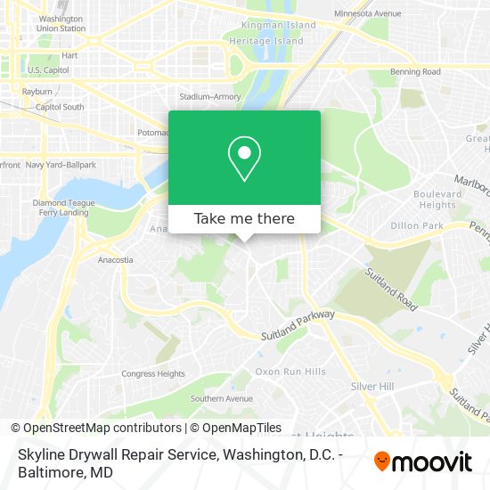 Skyline Drywall Repair Service map