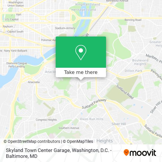 Skyland Town Center Garage map