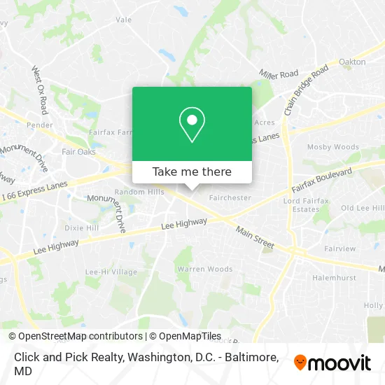 Click and Pick Realty map