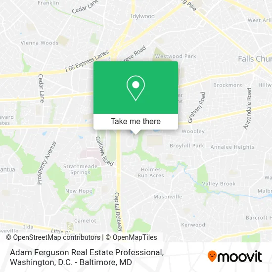 Adam Ferguson Real Estate Professional map