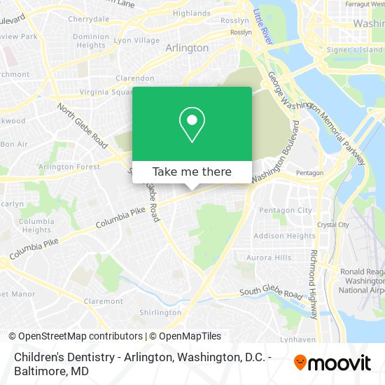 Mapa de Children's Dentistry - Arlington