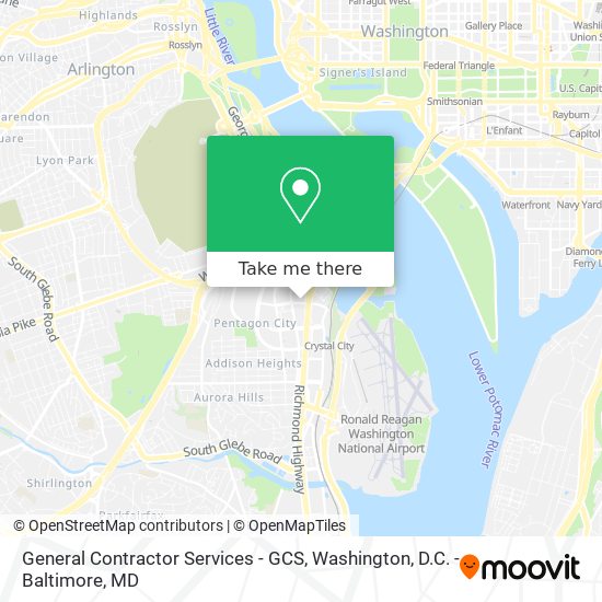 General Contractor Services - GCS map