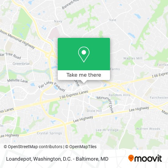 Loandepot map