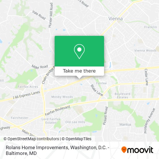 Rolans Home Improvements map