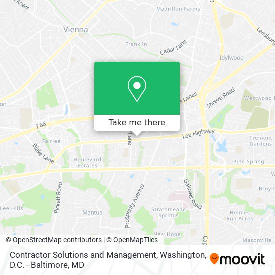 Contractor Solutions and Management map