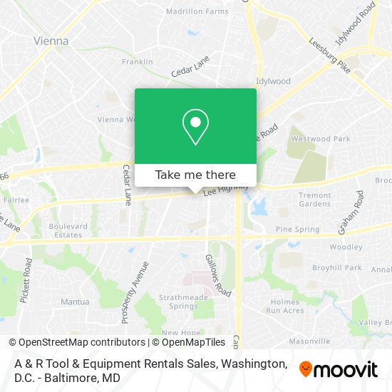 A & R Tool & Equipment Rentals Sales map