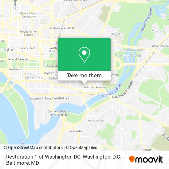 Restoration 1 of Washington DC map