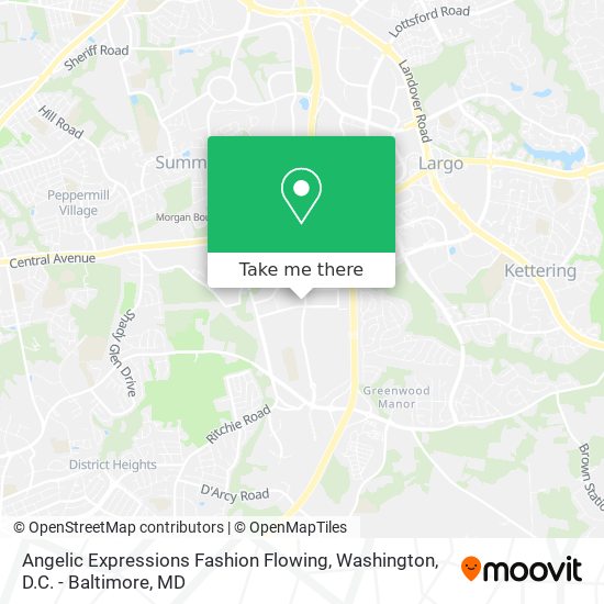 Angelic Expressions Fashion Flowing map