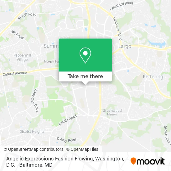 Angelic Expressions Fashion Flowing map