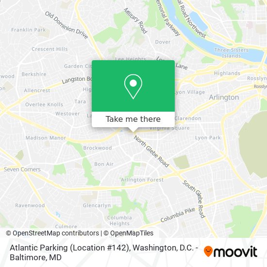 Atlantic Parking (Location #142) map