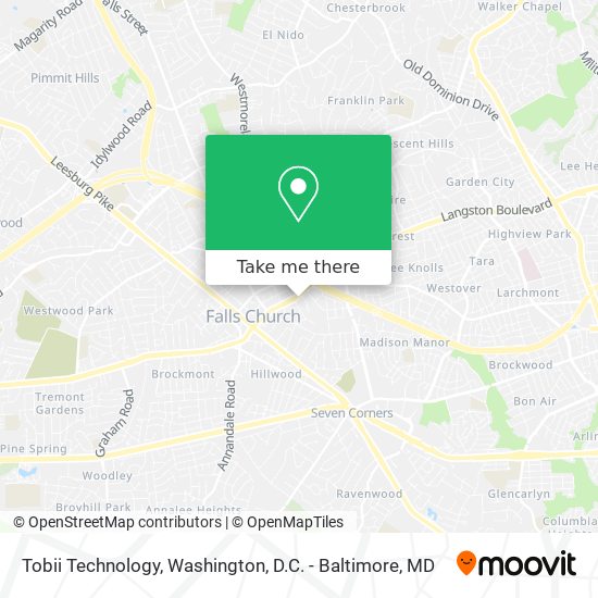 Mapa de Tobii Technology