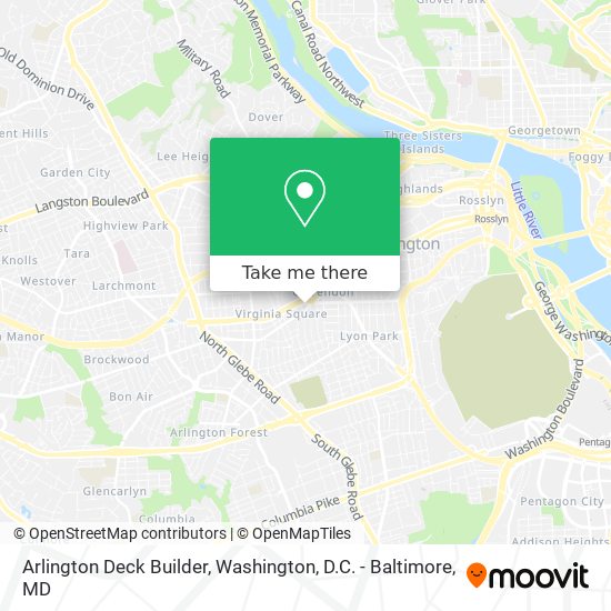 Arlington Deck Builder map