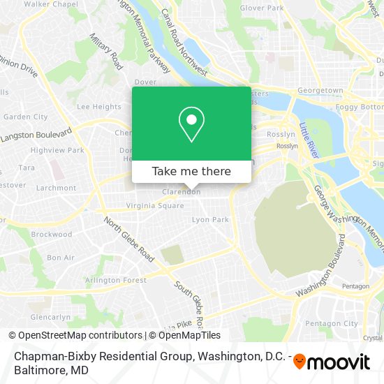 Chapman-Bixby Residential Group map