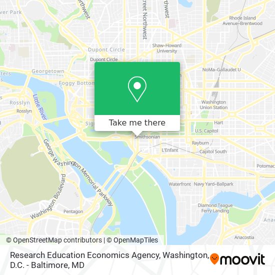 Mapa de Research Education Economics Agency