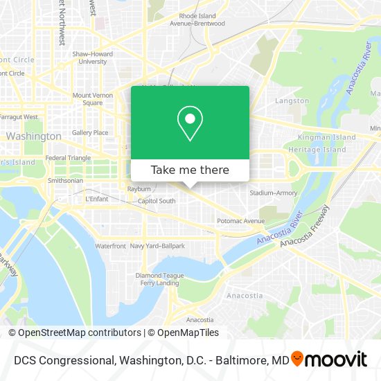 Mapa de DCS Congressional