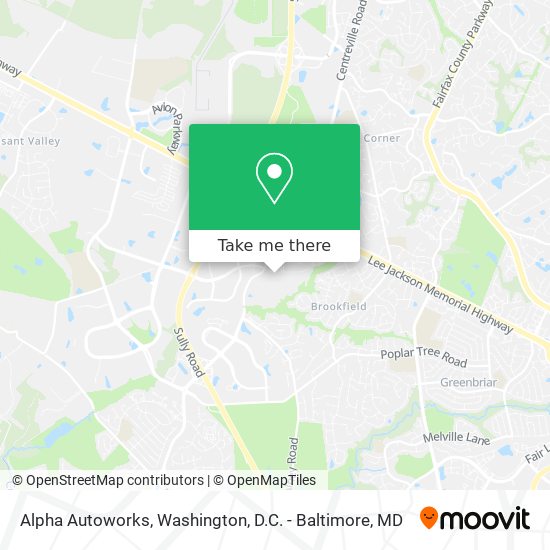 Mapa de Alpha Autoworks