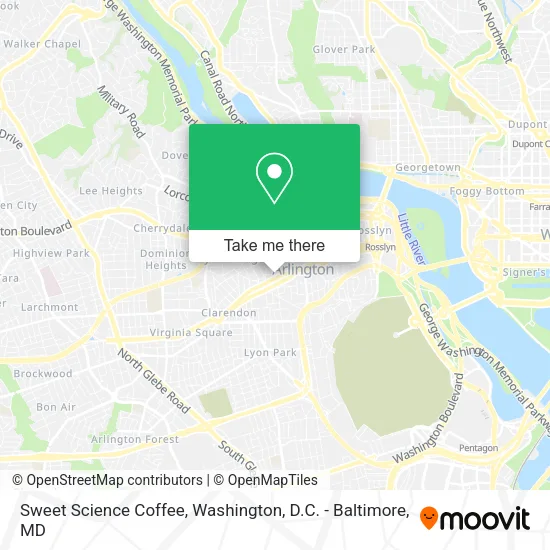 Sweet Science Coffee map