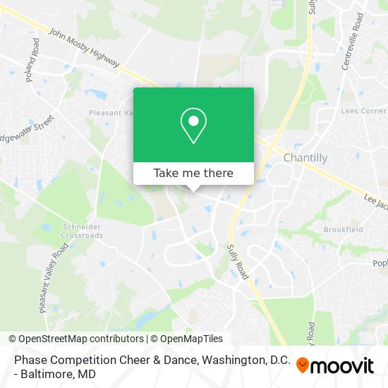 Phase Competition Cheer & Dance map