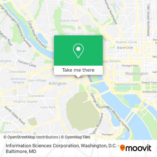 Information Sciences Corporation map