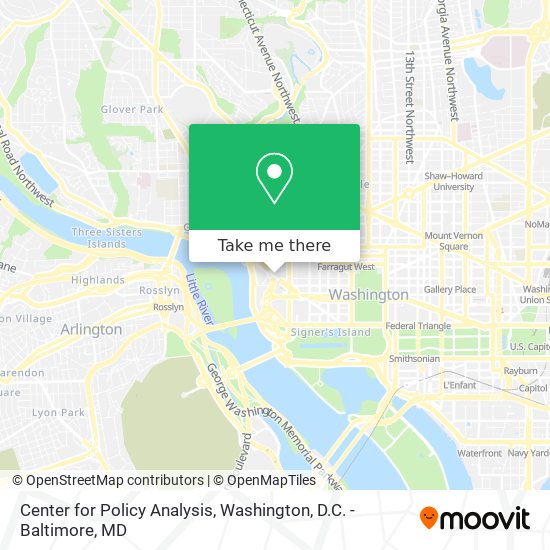 Center for Policy Analysis map