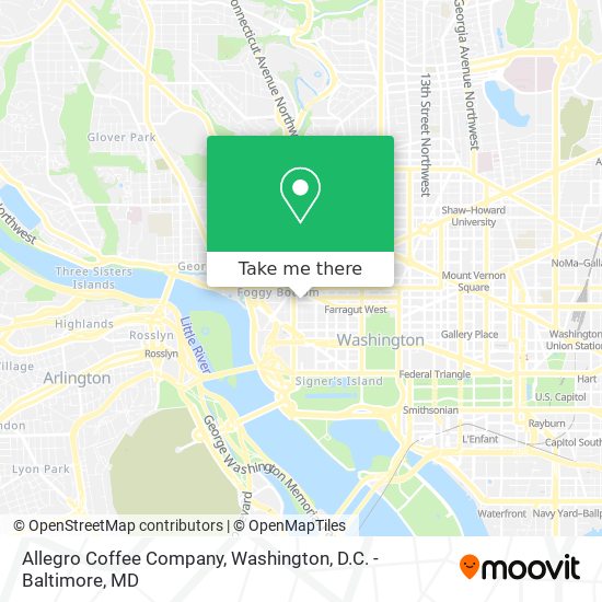 Allegro Coffee Company map