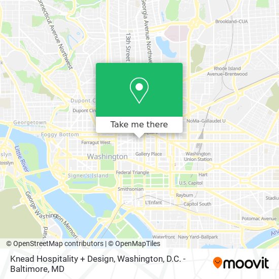 Mapa de Knead Hospitality + Design