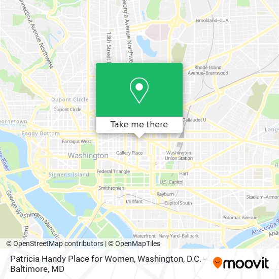 Mapa de Patricia Handy Place for Women