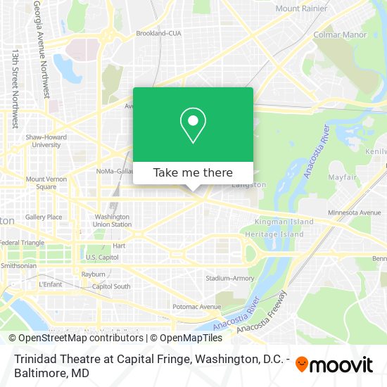 Mapa de Trinidad Theatre at Capital Fringe