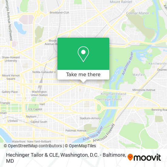 Hechinger Tailor & CLE map