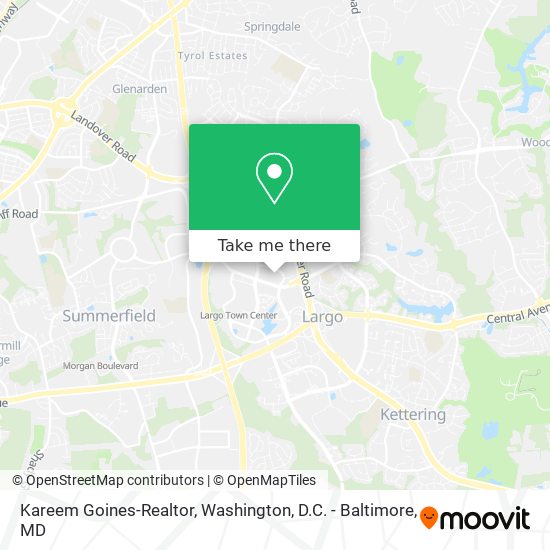 Mapa de Kareem Goines-Realtor