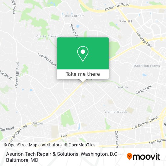 Mapa de Asurion Tech Repair & Solutions