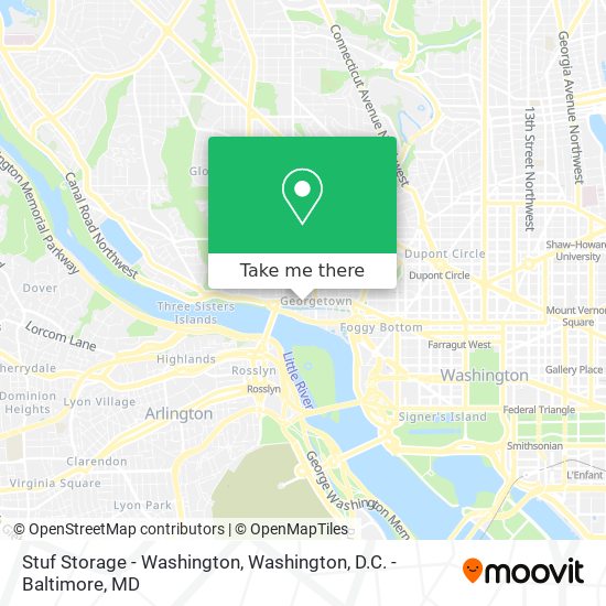 Stuf Storage - Washington map