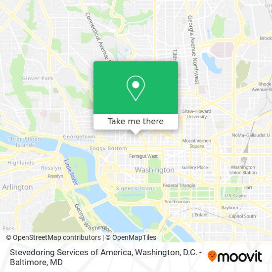 Mapa de Stevedoring Services of America